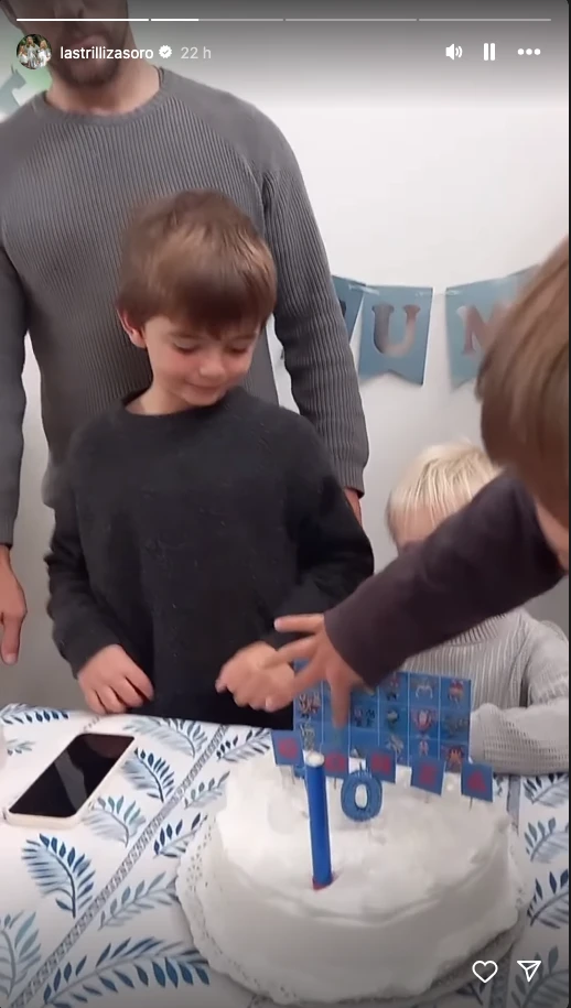 El cumpleaños de uno de los nietos de las Trillizas