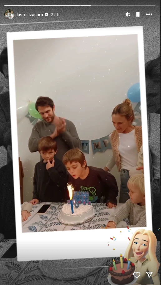 El cumpleaños de uno de los nietos de las Trillizas