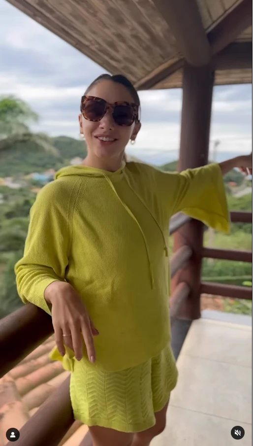 Thelma Fardín disfrutando de su estadía en Buzios