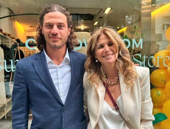 Flavia Palmiero abrió un POP UP en España: la acompañó su hijo Gianmarco