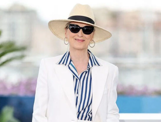 Meryl Streep sorprendió en Cannes con un look súper chic y un detalle fashionista