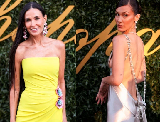 Vidriera: de Demi Moore a Bella Hadid, los looks más glamorosos de Cannes