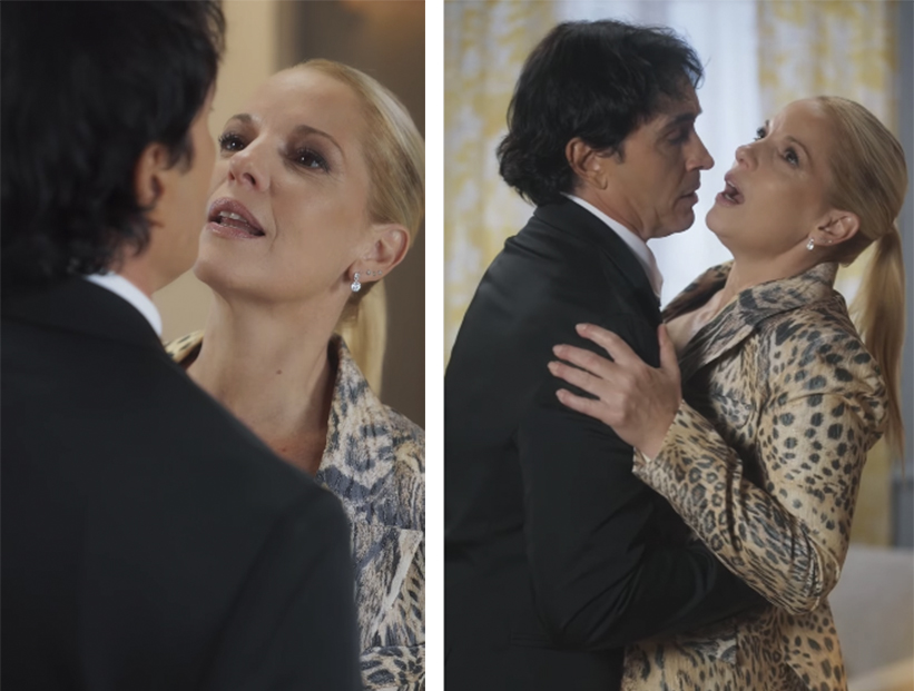 Carina Zampini y Sebastián Estevanez volvieron a ser Victoria y Marcos, la recordada pareja de "Dulce amor"