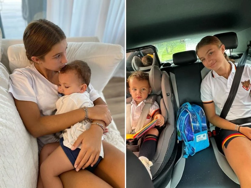 El tierno mensaje de Indiana Cubero por el cumpleaños de su hermano, Luca Cubero