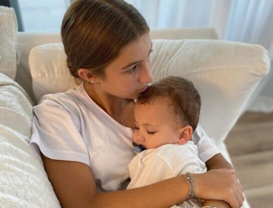 Indiana Cubero mostró el tierno momento que comparte cada día con su hermano, Luca