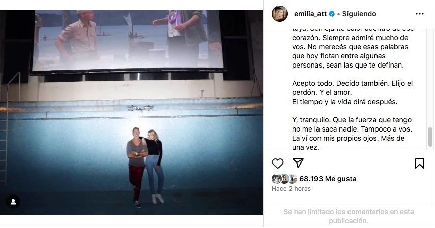 Emilia Attias y el Turco Naim separados