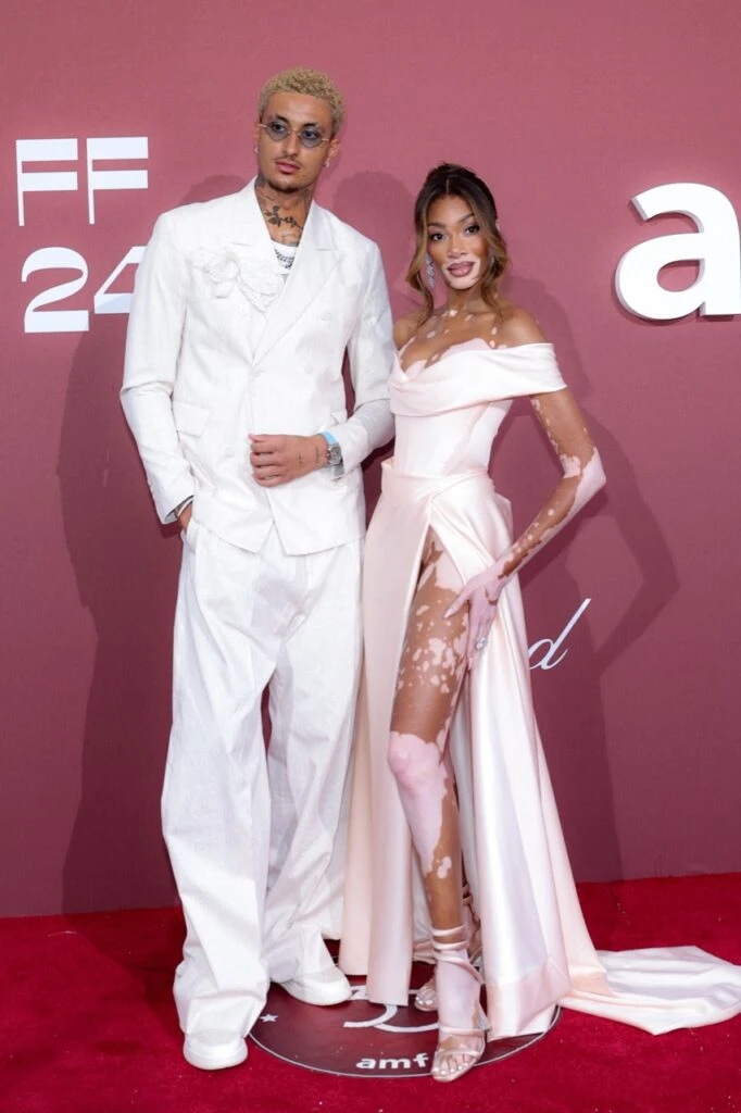 Kyle Kuzma y Winnie Harlow