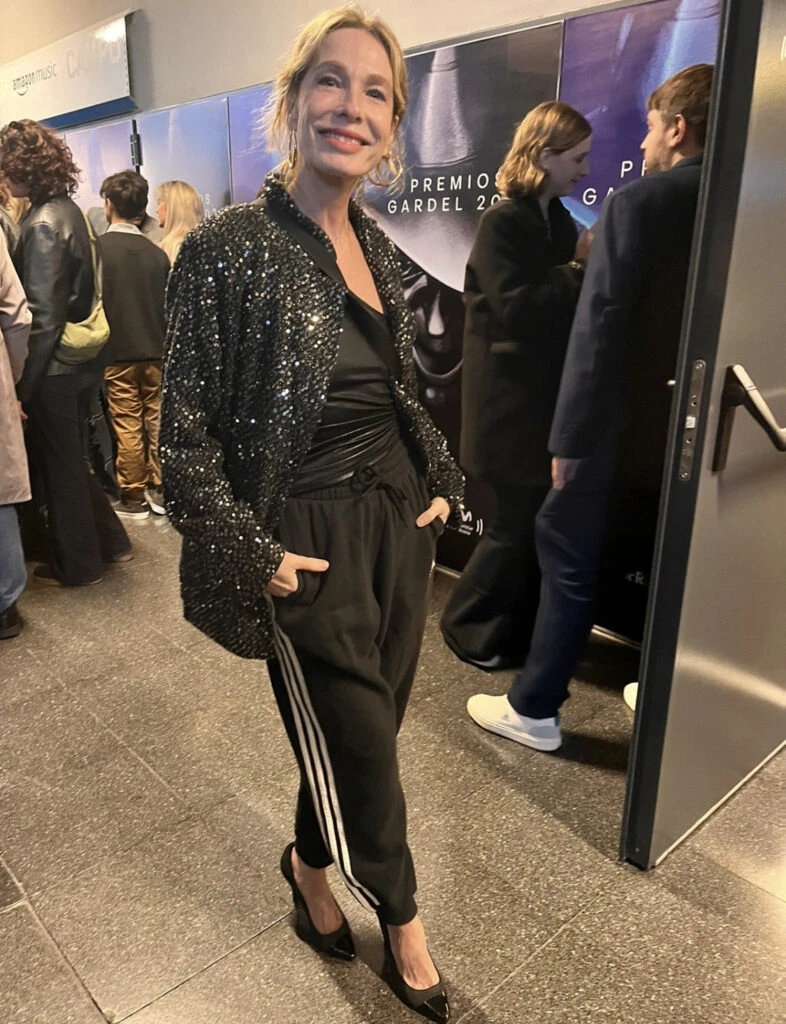 Gloria Carra marcó tendencia con un look athleisure