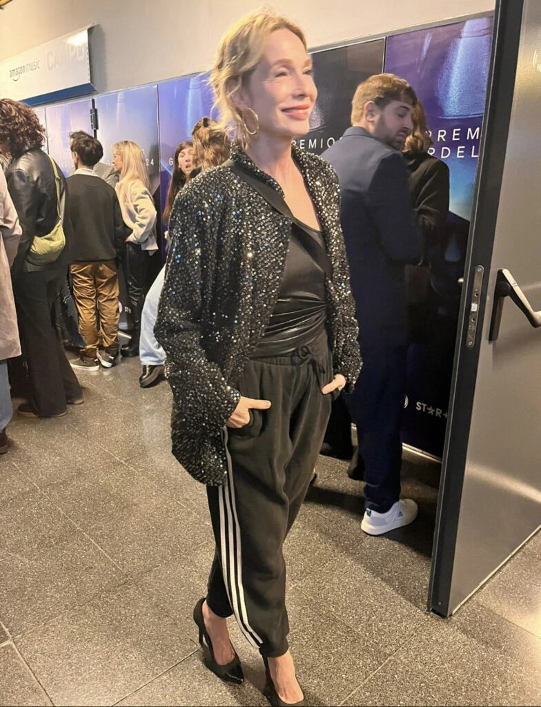 Gloria Carra marcó tendencia con un look athleisure