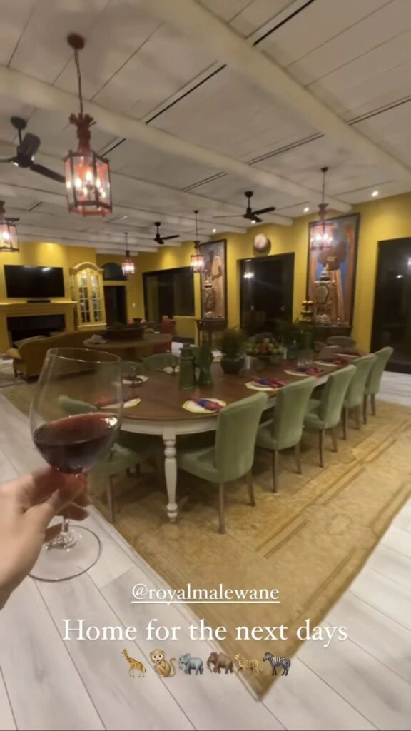 Las fotos de las vacaciones del Cholo Simeone y Carla Pereyra en África. Foto: Instagram. 