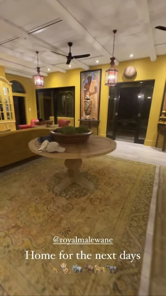 Las fotos de las vacaciones del Cholo Simeone y Carla Pereyra en África. Foto: Instagram. 