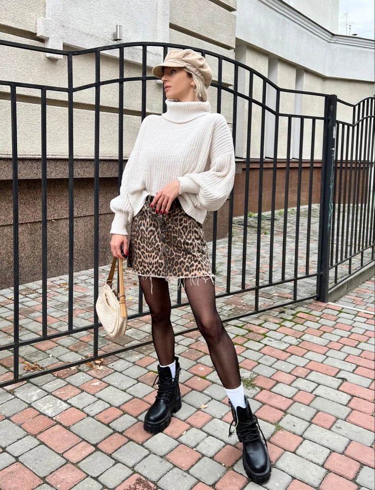 Faldas animal print: así se usa la prenda más trendy durante el invierno