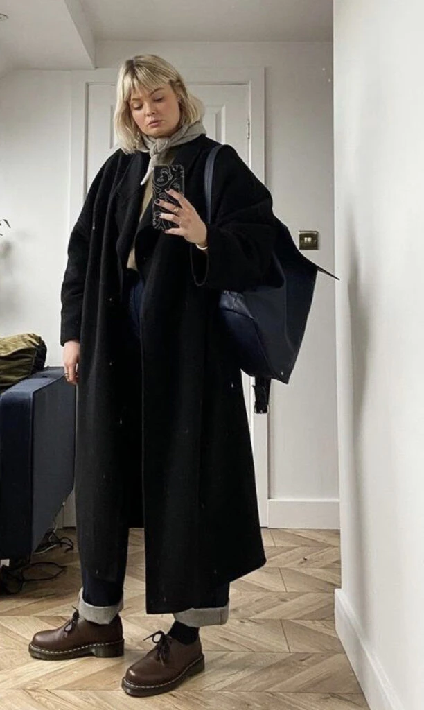 Guía de estilo con looks cancheros para usar este fin de semana con ola polar. Foto: Pinterest.