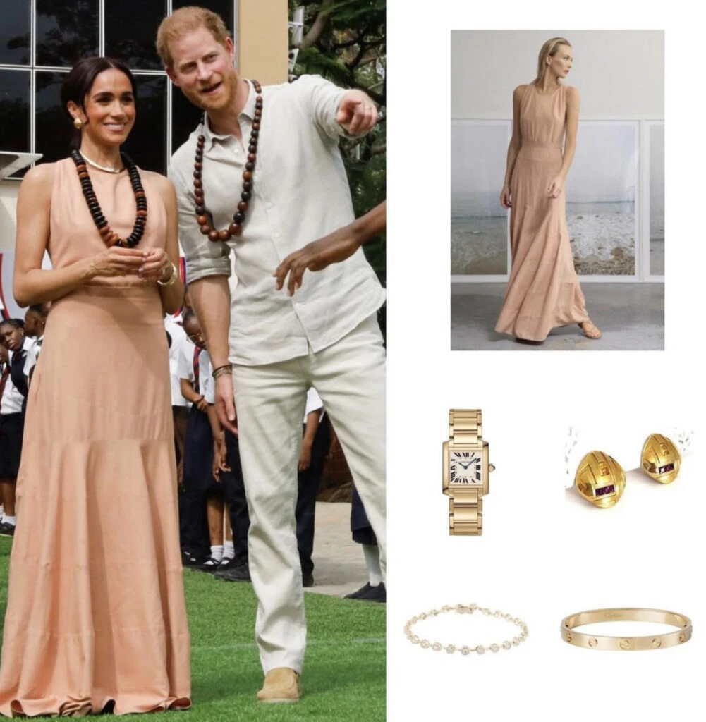 Meghan Markle usó el reloj preferido de Lady Di. Foto: Instagram. 