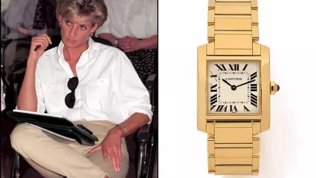 Meghan Markle usó el reloj preferido de Lady Di. Foto: Instagram. 