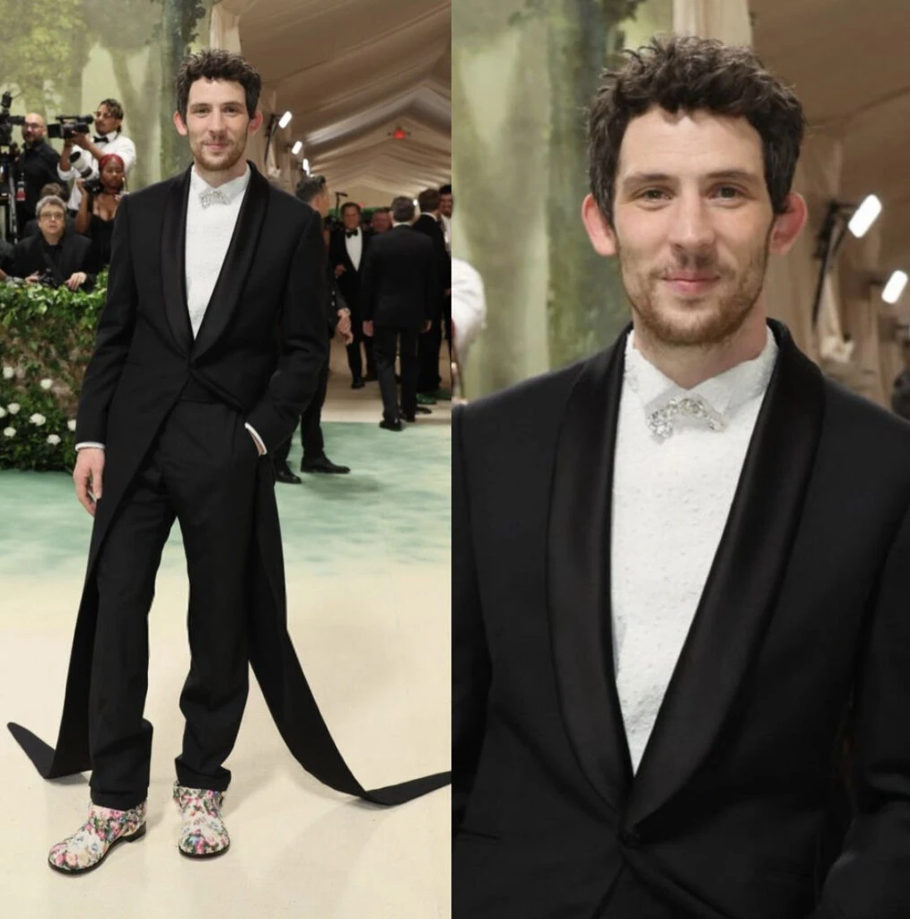 Josh O´Connor by Loewe en la Met Gala. Foto: Instagram.