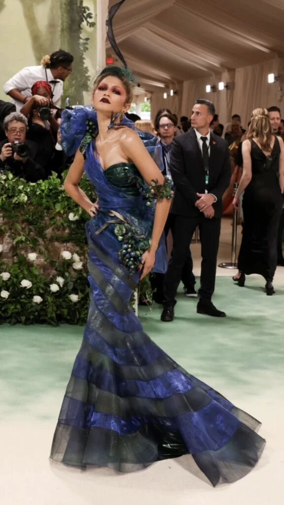 Zendaya en la Met Gala. Foto: Instagram.