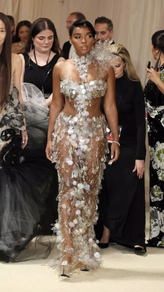 Janelle Monáe en la Met Gala. Foto: Instagram.