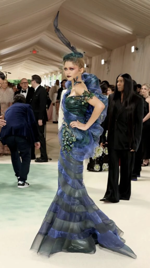 Zendaya en la Met Gala. Foto: Instagram.