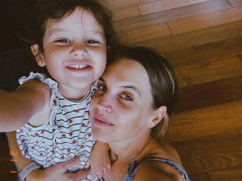 Mía, la hija de Sabrina Garciarena