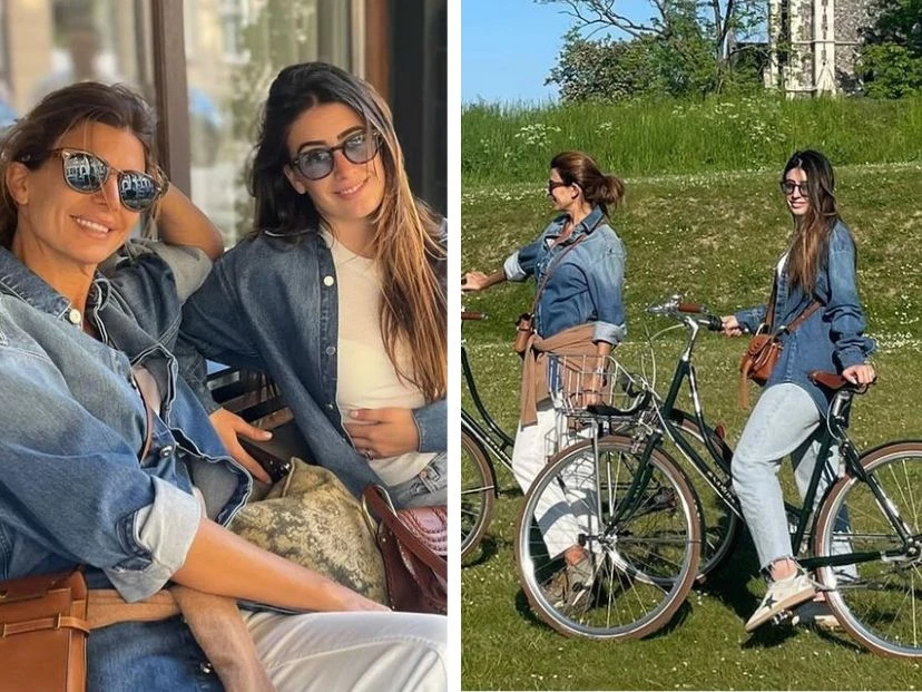 Juliana Awada y su hija en Dinamarca