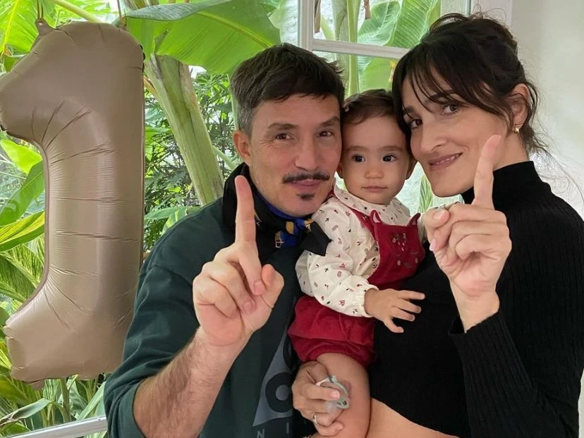 Emmanuel Horvilleur y Evangelina Bourbon festejaron el primer año de Marion 