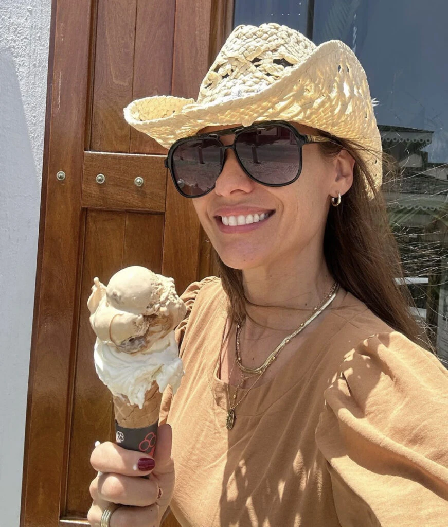 La modelo marcó tendencia con su outfit. Foto: Instagram.