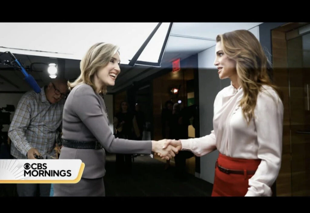 Rania de Jordania apostó por el color más trendy de este 2024. Foto: Instagram. 