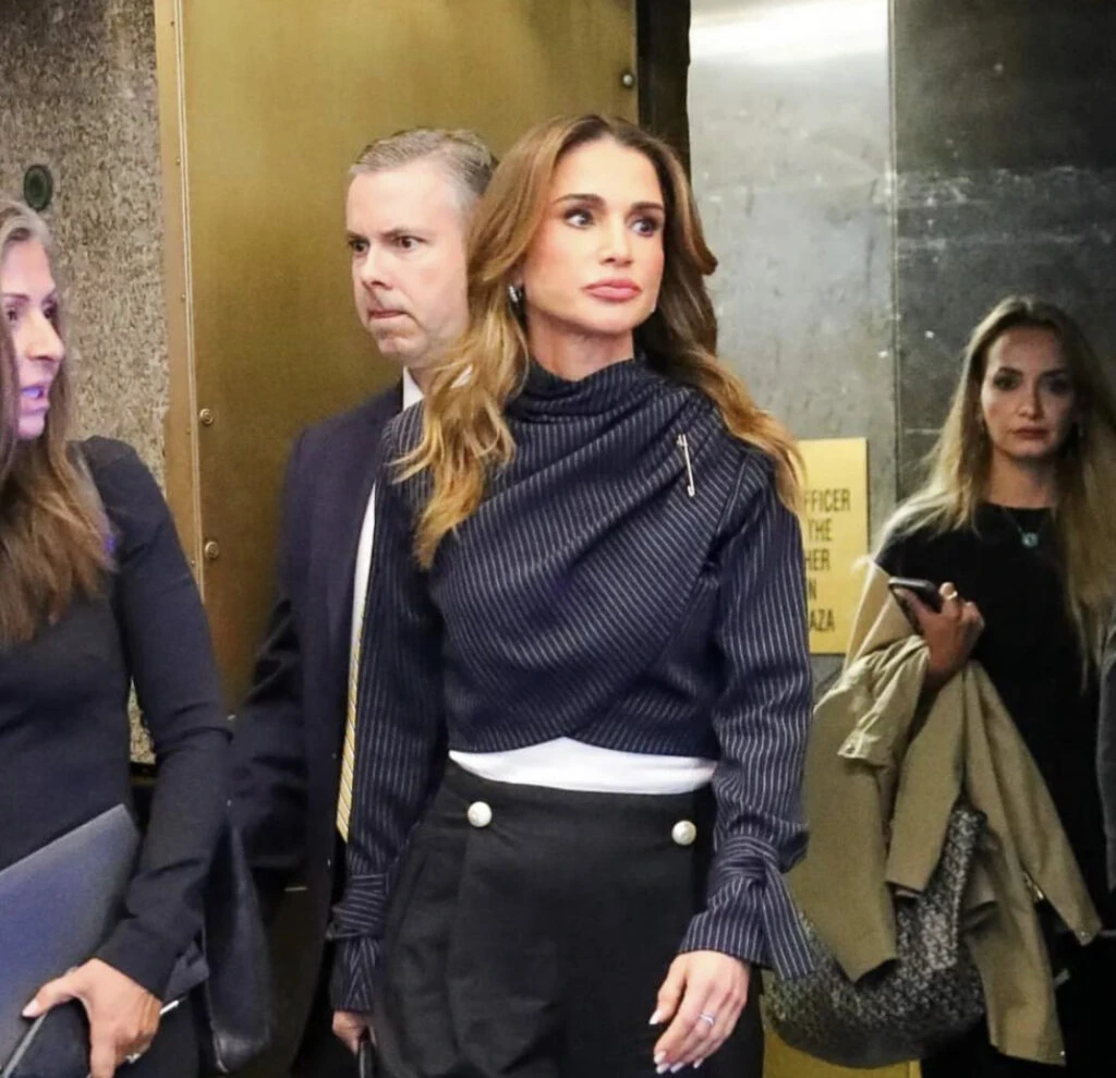 Rania y su look más fashionista. Foto: Instagram. 