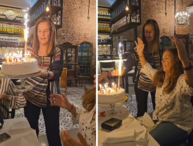 Así fue el festejo del cumpleaños número 67 de Sandra Mihanovich