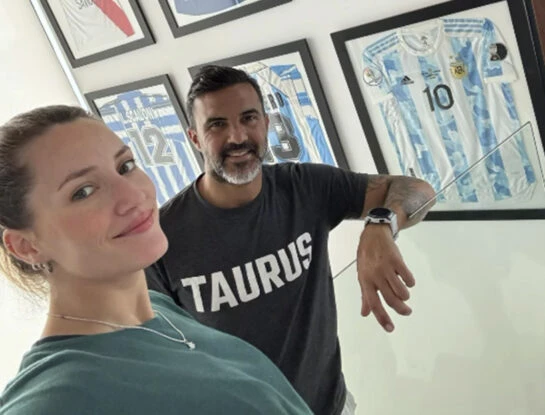 Mica Viciconte y Fabián Cubero convirtieron un rincón de su casa en "museo": qué hicieron