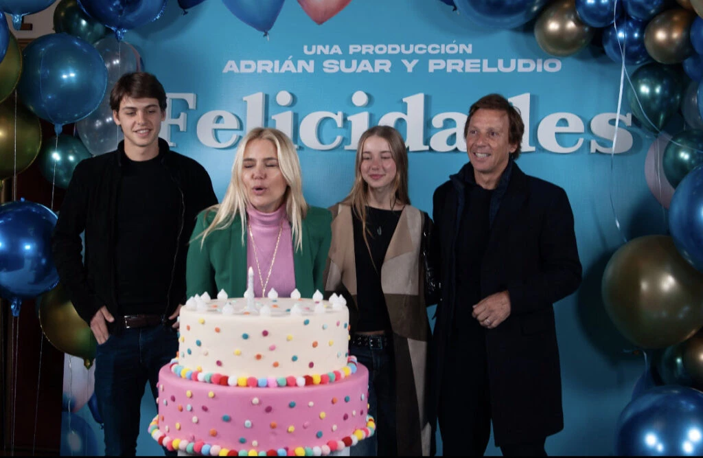 Valeria Mazza usó un look color block y marcó tendencia. Foto: RS Fotos.