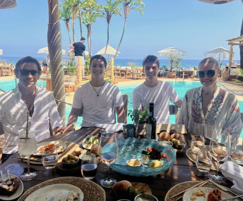 Valeria Mazza y su look boho chic. Foto: Instagram. 