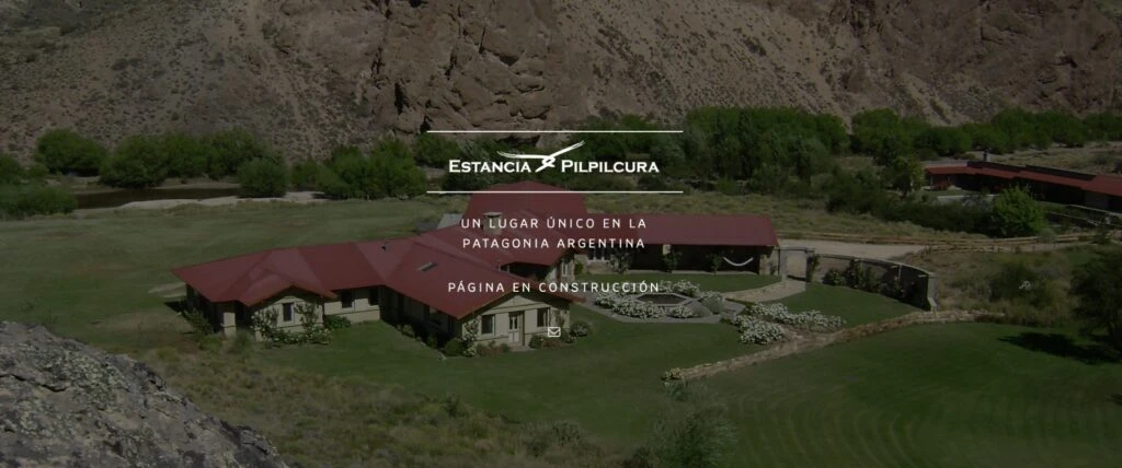 Así luce la página web de la estancia de Máxima