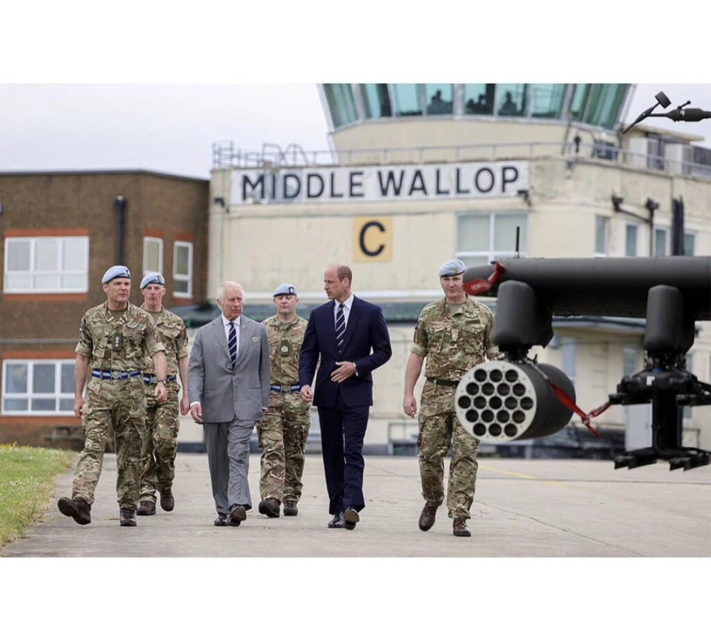 El rey Carlos III le dio un cargo al príncipe William en el ejército. Foto: Instagram.