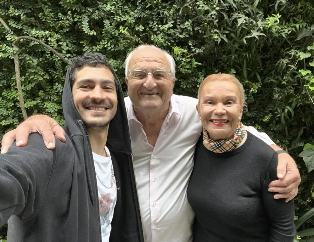 el Chino Darín y sus abuelos