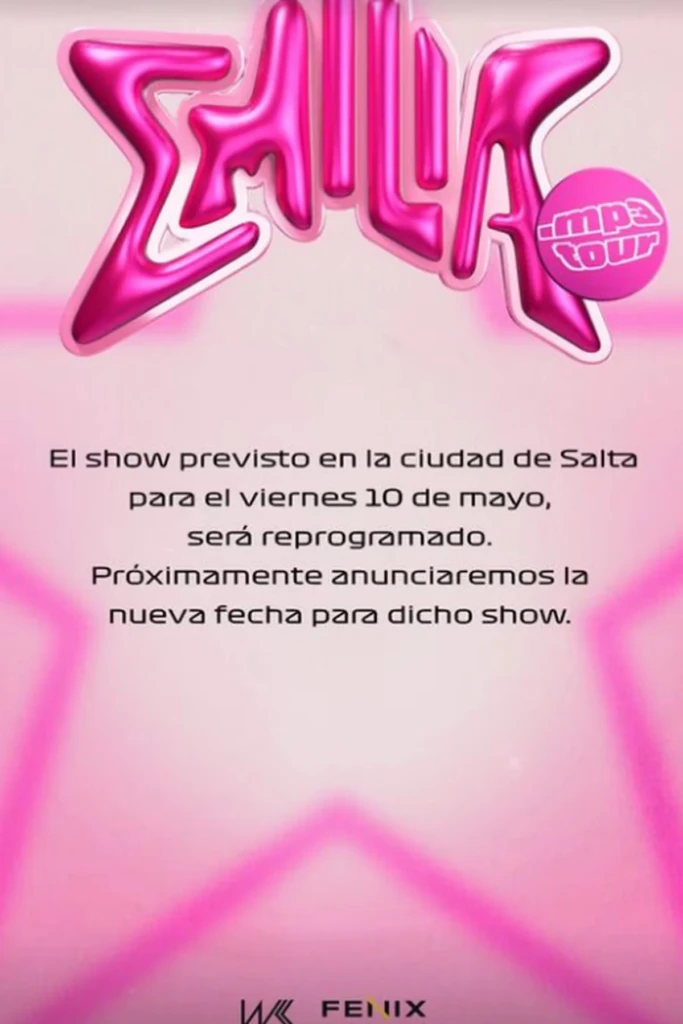 Este es el diagnóstico de Emilia Mernes tras su internación