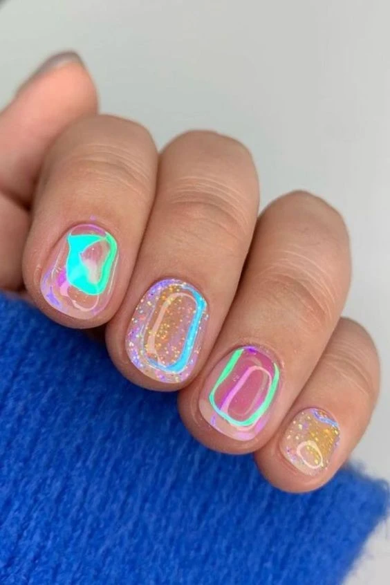 Aurora nails: la manicura más viral que enamora a la Gen Z