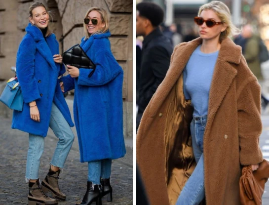 Guía de estilo: looks urbanos con abrigos furry, la tendencia más original de esta temporada