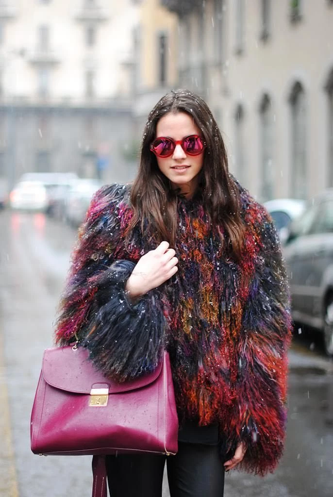 Looks urbanos con abrigos furry