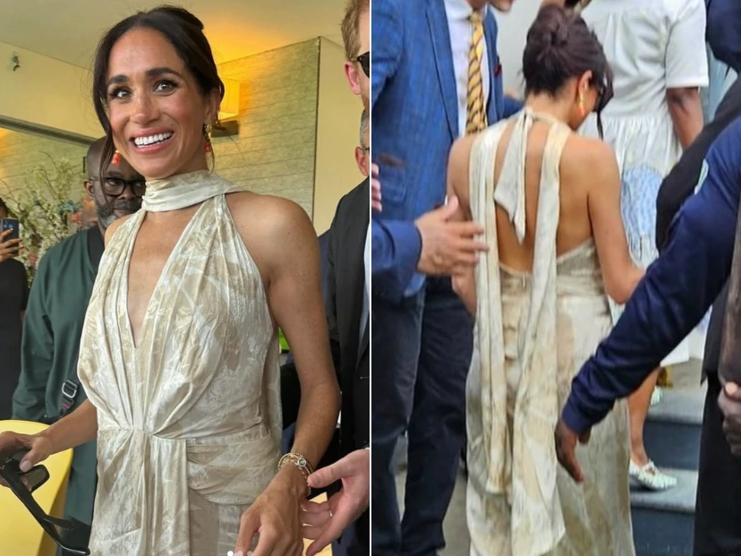 Así fue el costosísimo look de Meghan Markle para un partido de polo en Nigeria