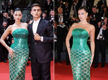 Oriana Sabatini impactó con un look a puro glamur en Cannes