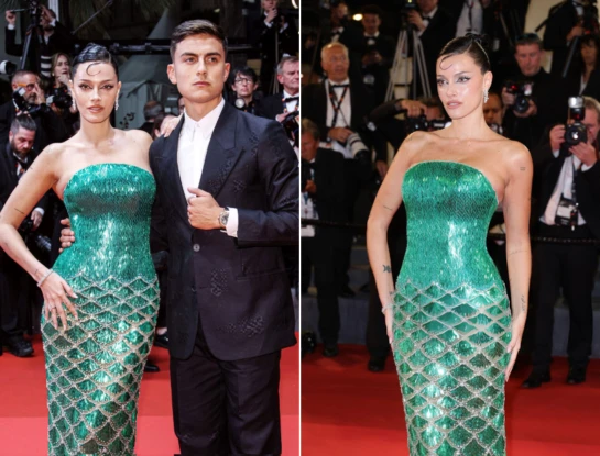 Oriana Sabatini impactó con un look a puro glamour en Cannes