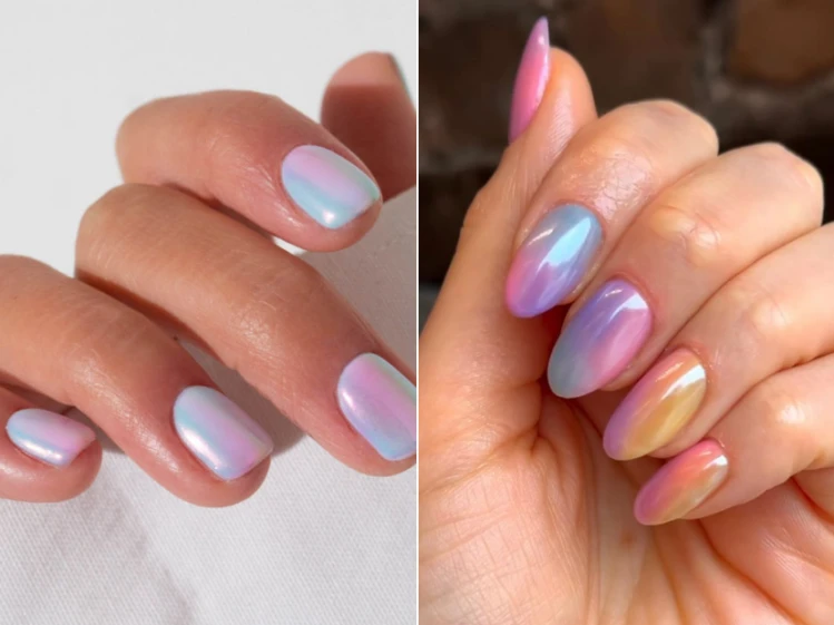 Aurora nails: la manicura más viral que enamora a la Gen Z
