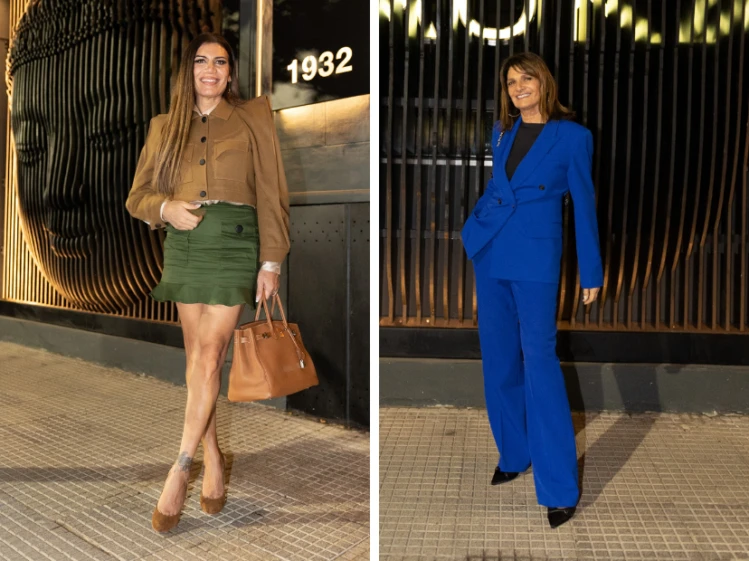 vidiera de flor de la v a teresa calandra, los looks de los famosos en la inauguración de un restorán