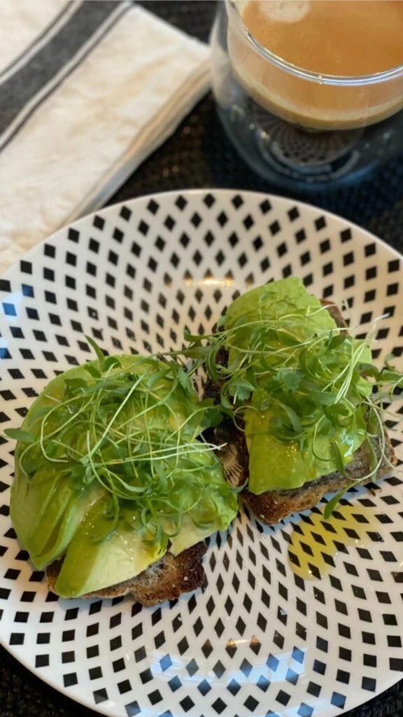Juliana Awada y su mañana fit: entrenamiento y avocado toast