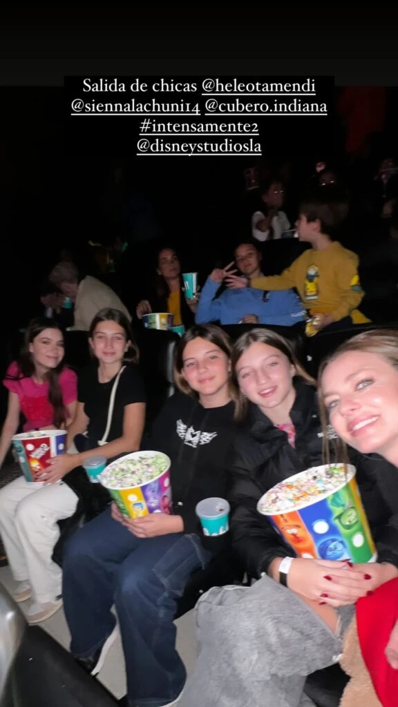 Así fue la tarde de chicas entre Gege Neumann, su hija y sus sobrinas Sienna e Indiana Cubero