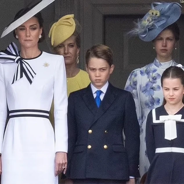 Kate Middleton en el desfile Trooping the Colour.