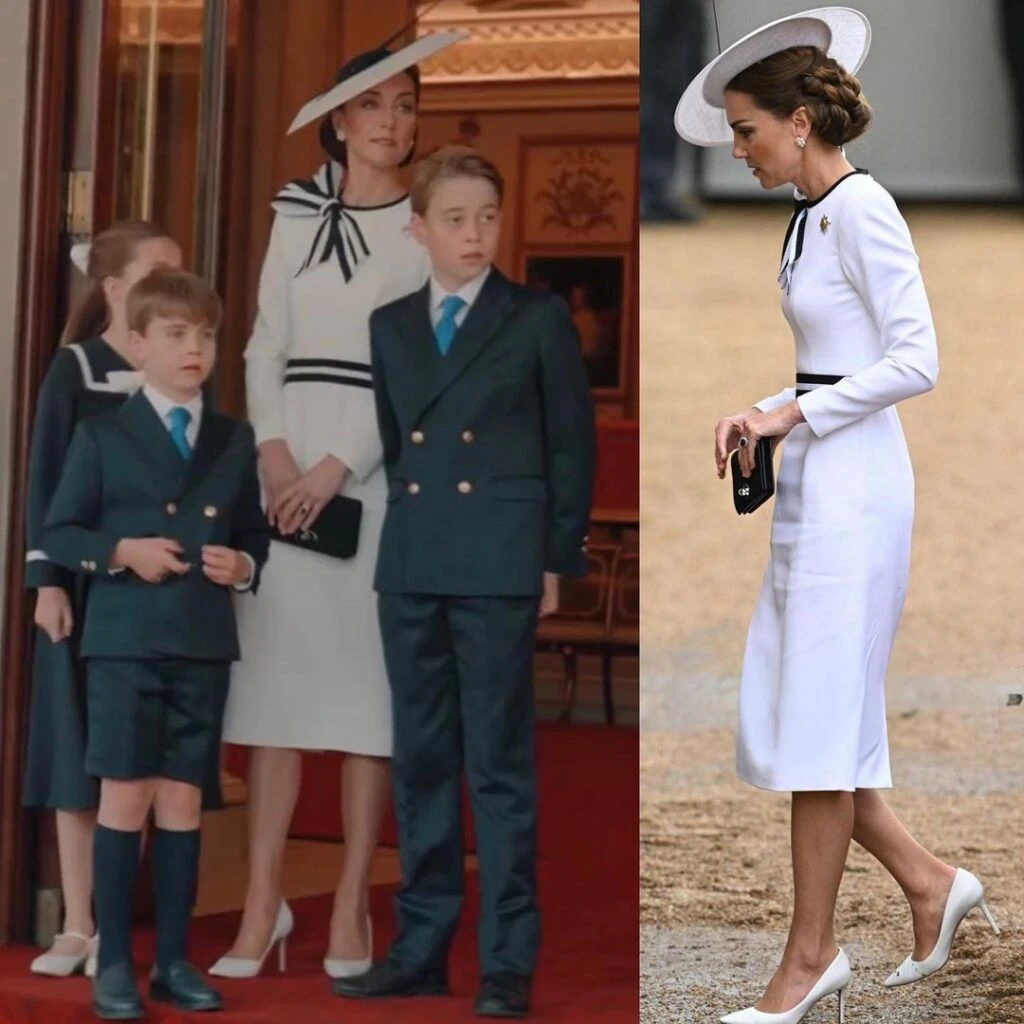 Kate Middleton en el desfile Trooping the Colour.