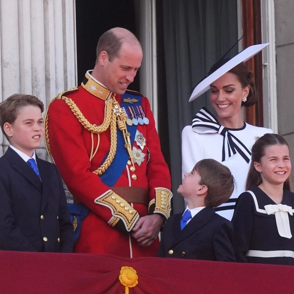 Kate Middleton en el desfile Trooping the Colour.